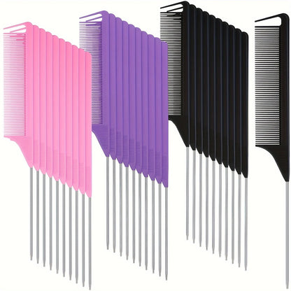 30 piece pointed tail comb set, suitable for hairstyle design, plastic