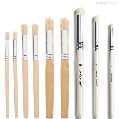Miniature Paint Brushes Drybrush Set, Detail Paint Brushes for