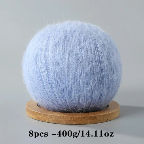 8pcs 400g Mohair Yarn For Crocheting And Knitting DIY Pet Toys  DIY