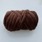 1KG 1000G Super Velvet Chunky Yarn Thick Bulky Giant Thread White Bag