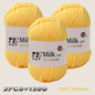 150g milk yarn handmade medium coarse DIY weaving yarn ball for