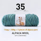 500g High-Quality Alpaca Wool Yarn 245 Thick Wool Yarn Casual Knitting
