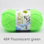 50Gram/Set Milk Cotton Yarn Crochet Line High-quality 5 Strand Milk