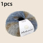 Gradient Mohair Soft Cotton Yarn DIY Crochet Hand Knitting Yarn