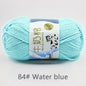 50Gram/Set Milk Cotton Yarn Crochet Line High-quality 5 Strand Milk