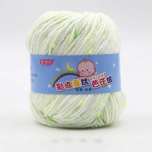 High Quality Worsted Wool Thread Colorful Eco-dyed Needlework Baby