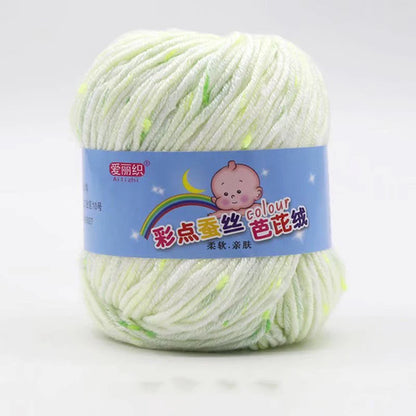 High Quality Worsted Wool Thread Colorful Eco-dyed Needlework Baby