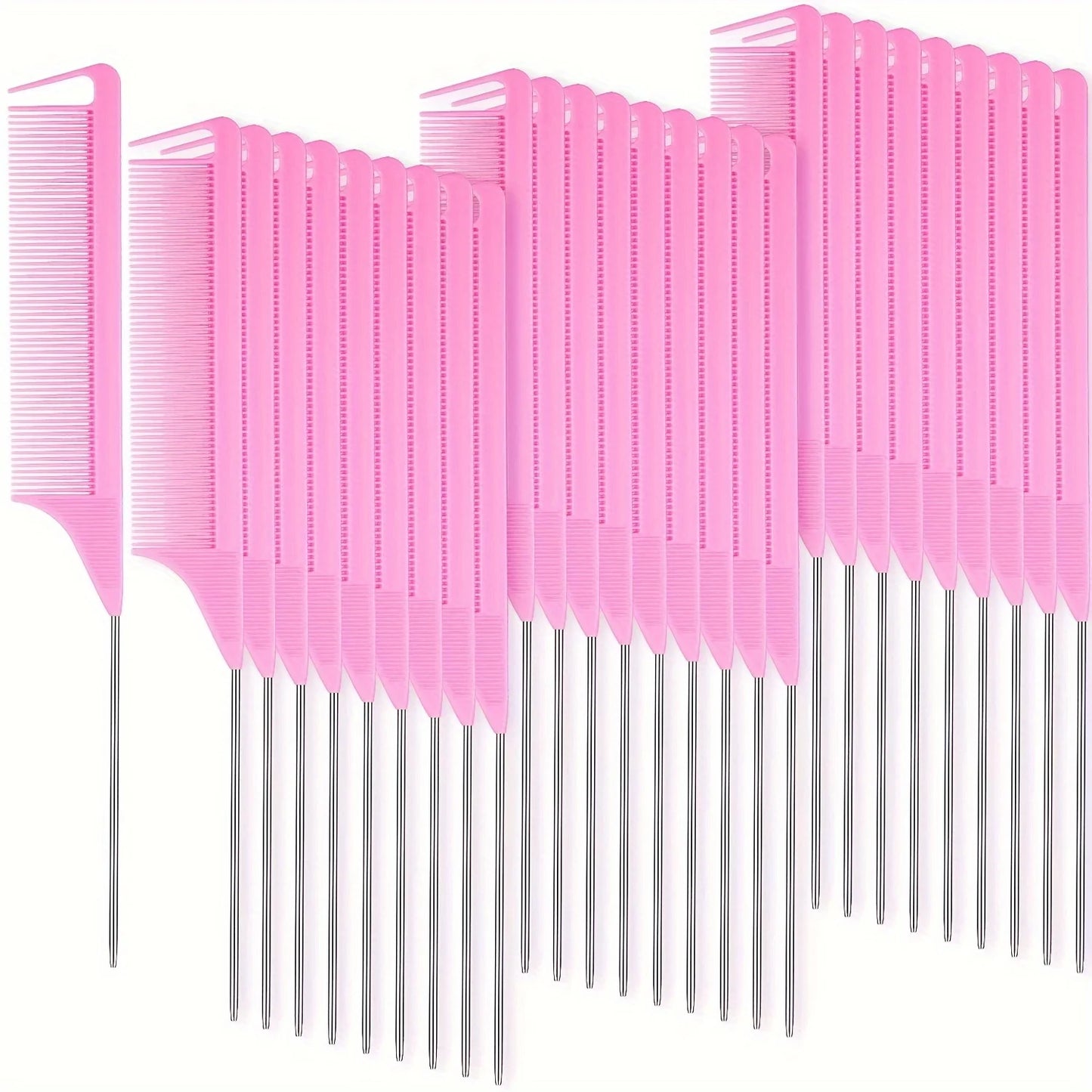 30 piece pointed tail comb set, suitable for hairstyle design, plastic