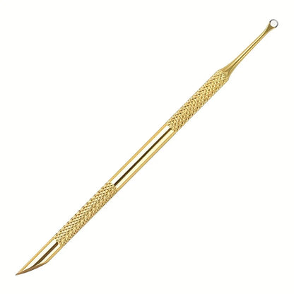 Double-Headed Stainless Steel Cuticle Remover Nail Pusher Exfoliation