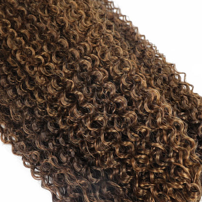 BOL Natural Curly Hair Extensions Long Synthetic Jerry Curly Bundles