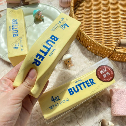 Butter Stick Squishy Toy Slow Rising Squeeze Toy Butter Bar Brick