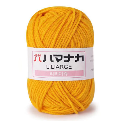 25g Soft Milk Cotton Knitting Yarn Anti-Pilling High Quality Knitting