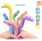 4 Pack Mini Pop Tube Sensory Fidget Toy Colorful Heavy-Duty  for
