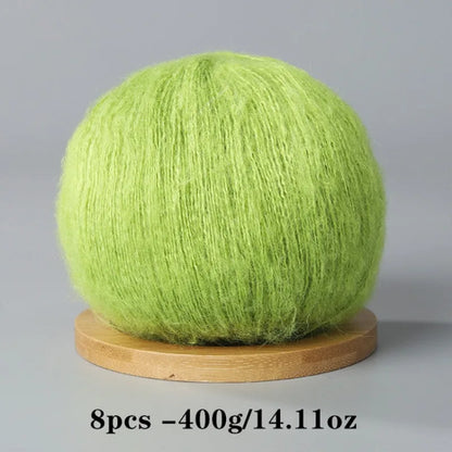 8pcs 400g Mohair Yarn For Crocheting And Knitting DIY Pet Toys  DIY