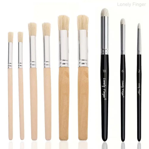 Miniature Paint Brushes Drybrush Set, Detail Paint Brushes for