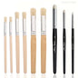 Miniature Paint Brushes Drybrush Set, Detail Paint Brushes for