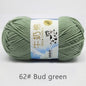 50Gram/Set Milk Cotton Yarn Crochet Line High-quality 5 Strand Milk