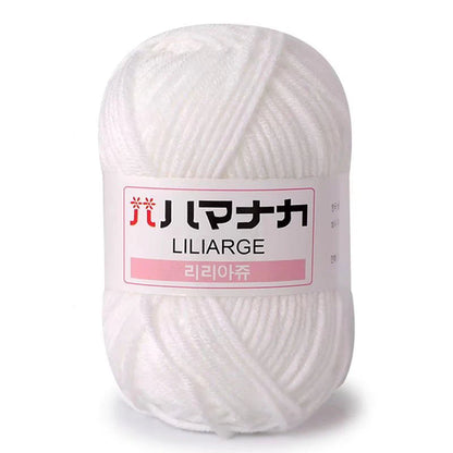 25g Soft Milk Cotton Knitting Yarn Anti-Pilling High Quality Knitting