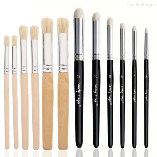 Miniature Paint Brushes Drybrush Set, Detail Paint Brushes for