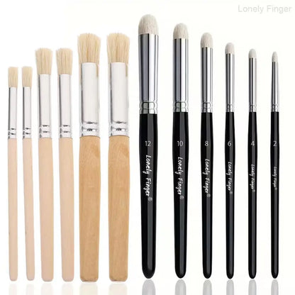 Miniature Paint Brushes Drybrush Set, Detail Paint Brushes for