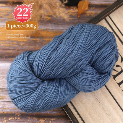 300g Alpaca Wool Yarn in Multiple Optional Colors, Used for Knitting