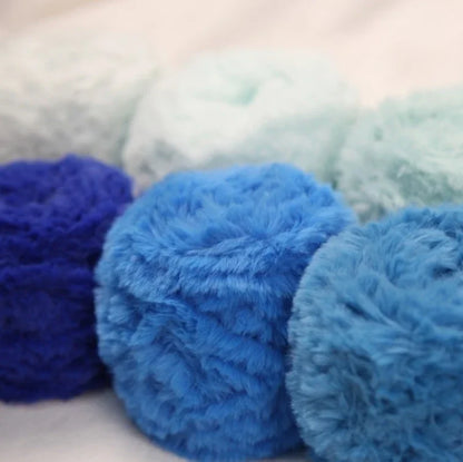 1 Skein 100 Grams Super Soft Fur Yarn Chunky Fluffy Faux Fur Yarn