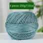 1PC Premium Mercerized Silk Lace Yarn Bundle-Soft, Durable, Vibrant