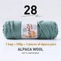 500g High-Quality Alpaca Wool Yarn 245 Thick Wool Yarn Casual Knitting