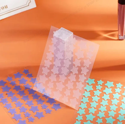 40pcs pieces of multi-color star acne patches, facial acne patches