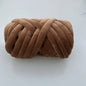 1KG 1000G Super Velvet Chunky Yarn Thick Bulky Giant Thread White Bag