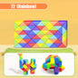 Colored Magic Cube Toys Magic Rule Snake Multi-color Puzzle Fidget