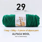 500g High-Quality Alpaca Wool Yarn 245 Thick Wool Yarn Casual Knitting