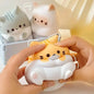 1Pc Adorable Cartoon Cat Squeeze Toys for Kids Adult Soft Pinch PU