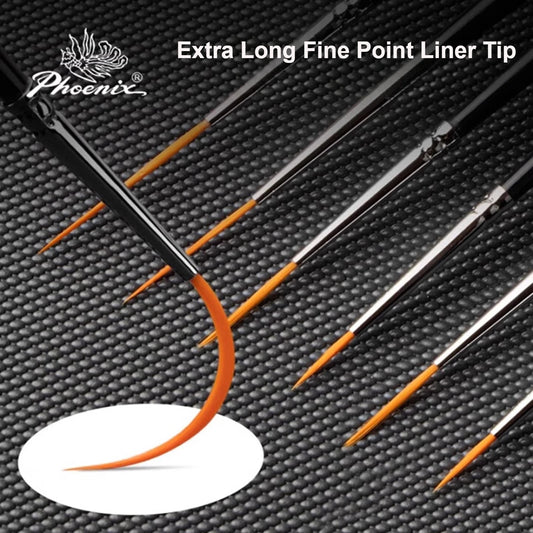 1/2/3/5pcs Rigger Artist Paint Brush Extra Long Fine Point Liner Tip
