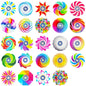 24PCS Mini Fidget Spinners Anxiety Stress Relief Sensory Toys for ADHD