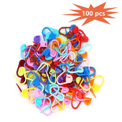 Crochet Knitting Craft Sewing Needle Tool Plastic Locking Stitch Markers