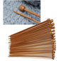 36PCS 18th Sweater Needle Carbonized Bamboo Crochet Single-pointed