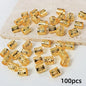 100pcs Dreadlock Hair Rings Adjustable Cuff Clip Hair Braids Loc Hair