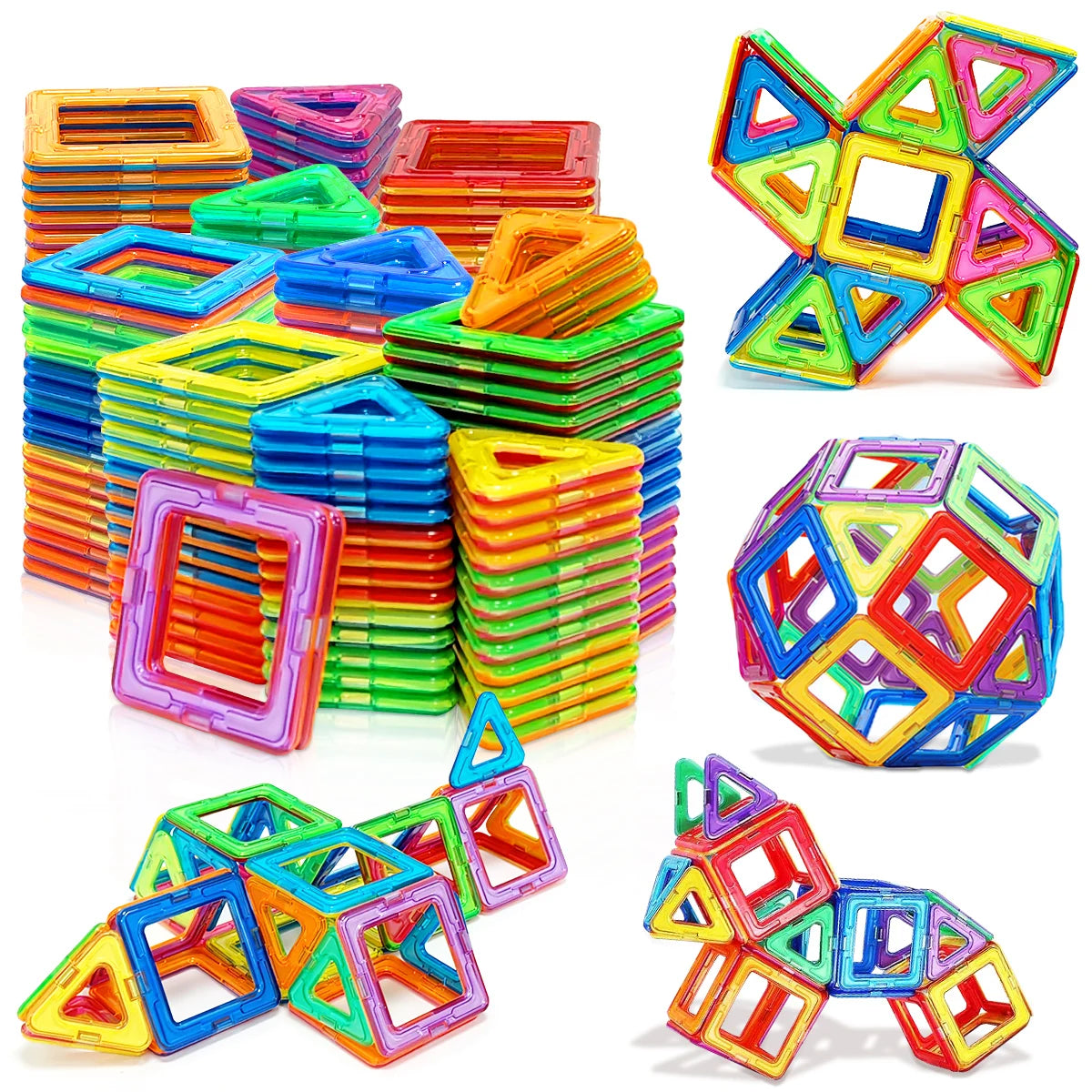 Magnetic Building Blocks DIY Magnets Toys medium size STEM Toys