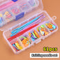 61pcs Multicolor Plastic Resin Small Clips Knitting Crochet Markers