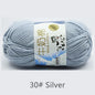 50Gram/Set Milk Cotton Yarn Crochet Line High-quality 5 Strand Milk