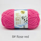 50Gram/Set Milk Cotton Yarn Crochet Line High-quality 5 Strand Milk