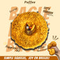 Bagel Food-grade Silicone Squishy, Creamy Soft Adhesive Toy, Taba