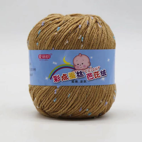 High Quality Worsted Wool Thread Colorful Eco-dyed Needlework Baby
