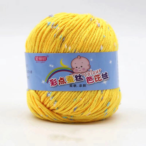 High Quality Worsted Wool Thread Colorful Eco-dyed Needlework Baby