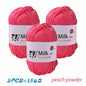 150g milk yarn handmade medium coarse DIY weaving yarn ball for