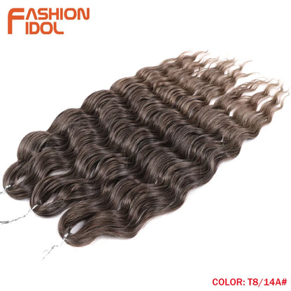 Anna Hair Synthetic Loose Deep Wave Braiding Hair Extensions 24 Inch