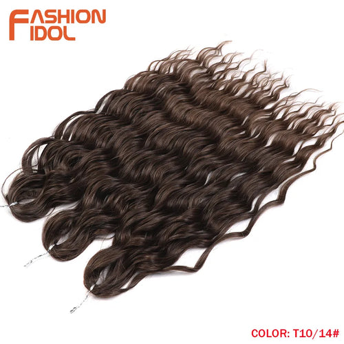 Anna Hair Synthetic Loose Deep Wave Braiding Hair Extensions 24 Inch