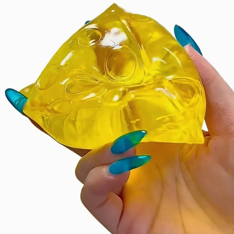 Squishy Honey Cheese Square Fidgets Toys Super Soft Mochi Cheese