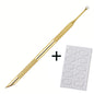 Double-Headed Stainless Steel Cuticle Remover Nail Pusher Exfoliation